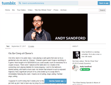 Tablet Screenshot of andysandford.com